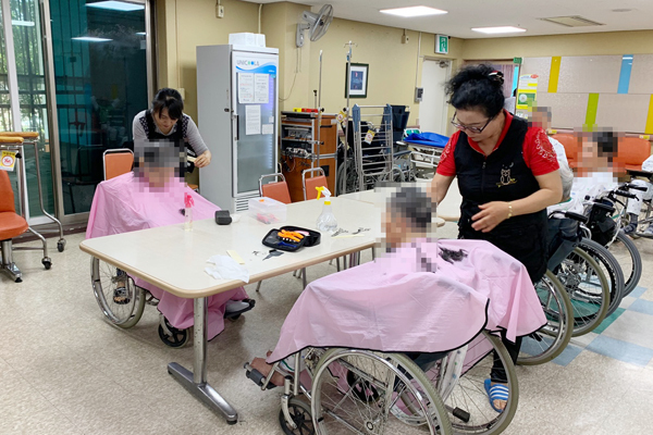 2019.05.02 로사헤어봉사단 이미용봉사, 해바라기