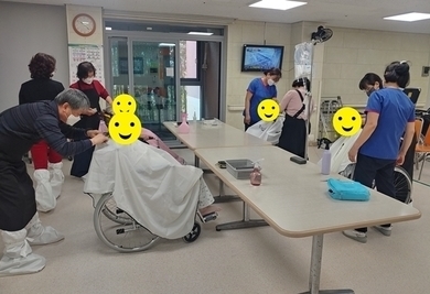 이미용 봉사활동- 로사 헤어봉사단