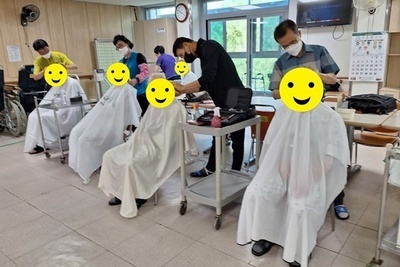  23.6.14. 원봉공회 이미용봉사