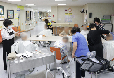 25년 5월 이미용봉사(로사헤어봉사단)
