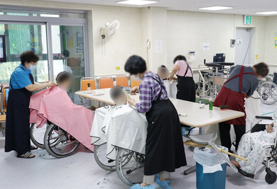 26년 7월 31일 이미용봉사(로사헤어봉사단)