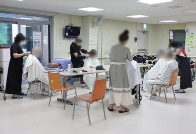 26년 6월 26일 이미용봉사(로사헤어봉사단)